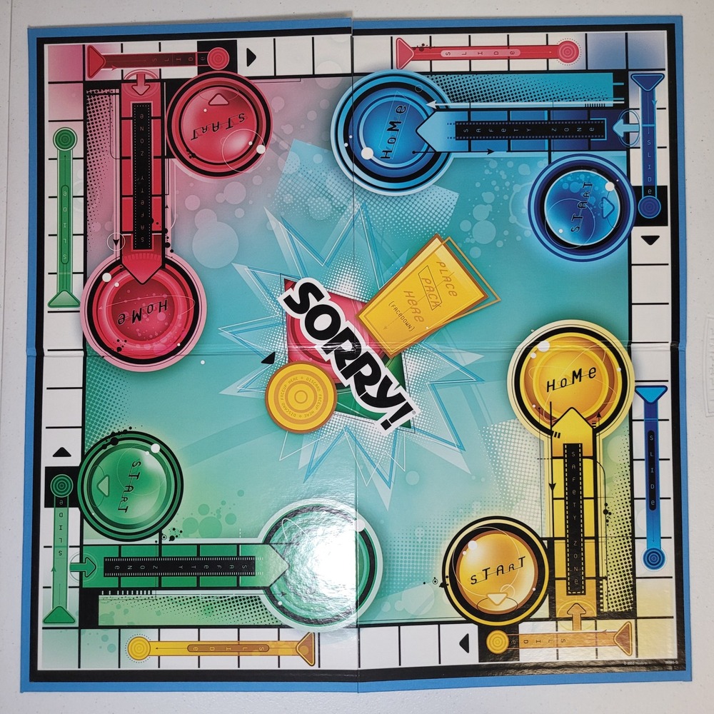 2003 Hasbro Sorry Board‎ Game Replacement Game Board Only 00390-G